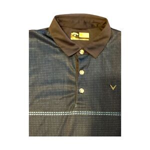 Callaway Mens Polo shirt featuring a geomeetric print